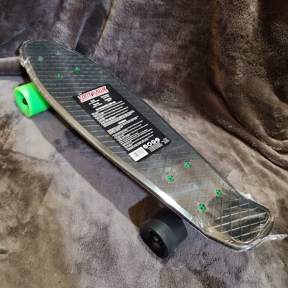 Tony Hawk Black Mini Skateboard Signature Series 22"L x 6"W New Sealed - Picture 8 of 13